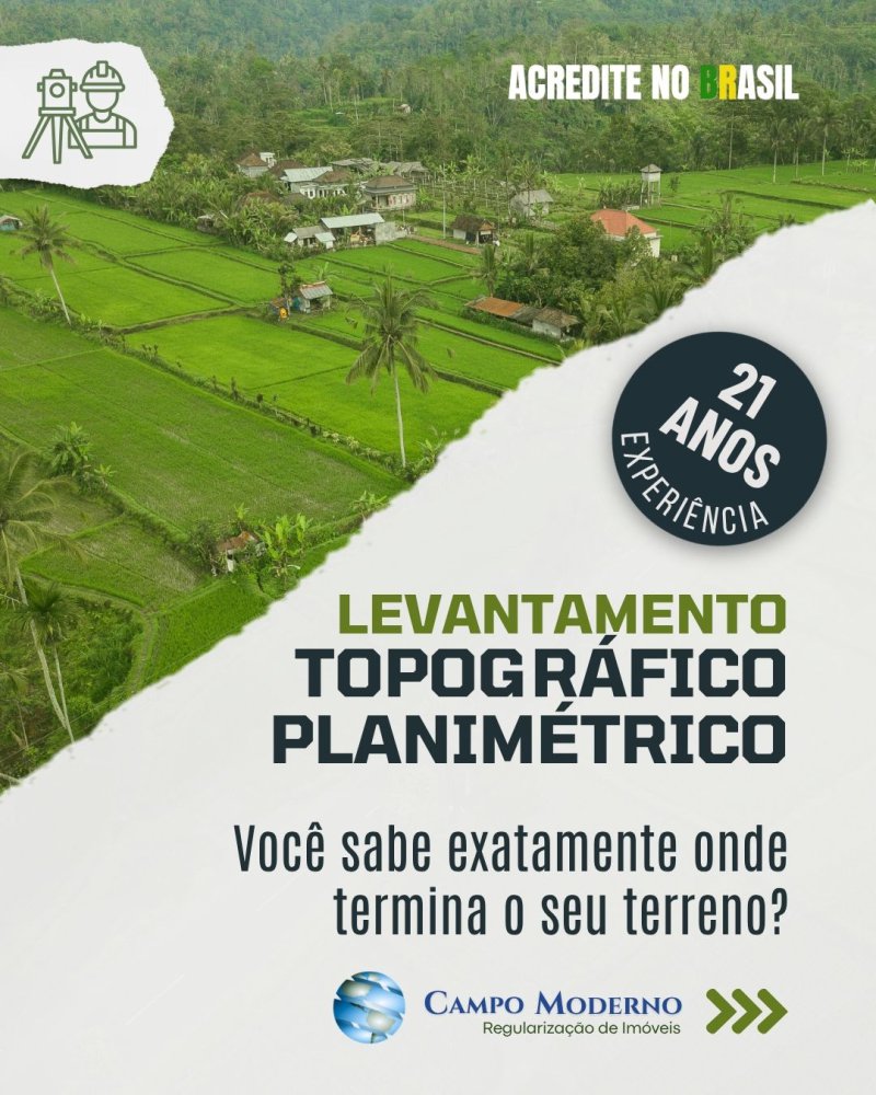 Você sabe exatamente onde termina o seu terreno?